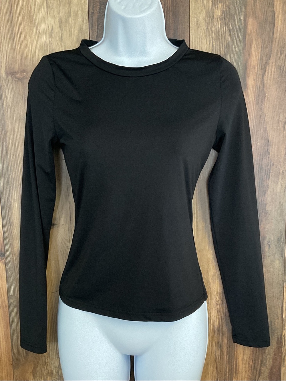 Princess Polly Long Sleeve Crewneck Undershirt Fitted Top 6 397B